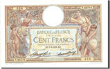 France 100 Francs Banknote, 100 F 1908-1939 ''Luc Olivier Merson'' -
