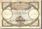 France 50 Francs Banknote, 50 F 1927-1934 ''Luc Olivier Merson'' -