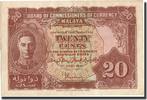 MALAYA 20 Cents Banknote, 1941-07-01, KM:9b -