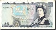Great Britain 5 Pounds Banknote, Undated (1971-91), Undated, KM:378e -