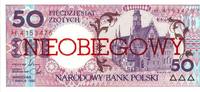 Poland 50 Zlotych Banknote, 1990-03-01, KM:169a -