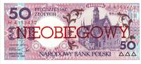 Poland 50 Zlotych Banknote, 1990-03-01, KM:169a -