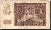 Poland 100 Zlotych Banknote, 1940-03-01, KM:97 -