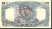 France 1000 Francs 1 000 F 1945-1950 ''Minerve et Hercule'', 1946-03-07 -