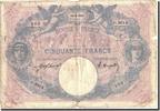 France 50 Francs 50 F 1889-1927 ''Bleu et Rose'', 1921-05-14 -
