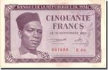 Mali 50 Francs Banknote, 1960-09-22, KM:1 -
