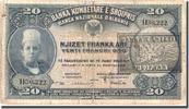 Albania 20 Franka Ari Banknote, KM:12b -