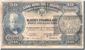 Albania 20 Franka Ari Banknote, KM:3a -