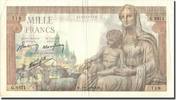 France 1000 Francs 1 000 F 1942-1943 ''Déesse Déméter'', 1943-11-18 -