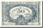 Monaco 50 Centimes Banknote, 1920-03-20, KM:3a -