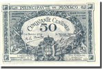 Monaco 50 Centimes Banknote, 1920-03-20, KM:3a -