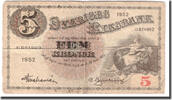 Sweden 5 Kronor Banknote, 1952, KM:33ai -