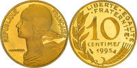 France 10 Centimes Coin, Marianne, Paris, Proof / BE -