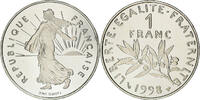 France Franc Coin, Semeuse, Paris, Proof / BE, Nickel -