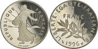 France Franc Coin, Semeuse, Paris, Proof / BE, Nickel -