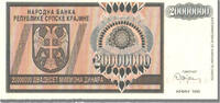 Croatia 20 Million Dinara Banknote -