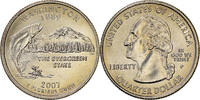United States Quarter Coin, Washington, 1889, U.S. Mint, Philadelphia -