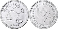 Somaliland 10 Shillings Stainless Steel, KM:15 -