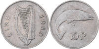 Ireland 10 Pence IRELAND REPUBLIC, Copper-nickel, KM:23 -