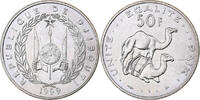 Djibouti 50 Francs Paris, Copper-nickel, KM:25 -