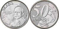 Brazil 50 Centavos Copper-nickel, KM:651 -