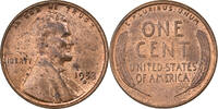 United States Cent Lincoln Cent, U.S. Mint, Brass, KM:A132 -