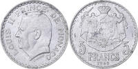 Monaco 5 Francs Louis II, Aluminum, KM:122 -