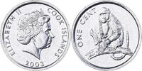 Cook Islands Cent Elizabeth II, Franklin Mint, Aluminum -