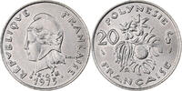 French Polynesia 20 Francs Paris, Nickel, KM:9 -
