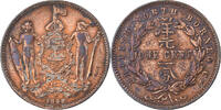British North Borneo Cent BRITISH NORTH BORNEO, Heaton, Bronze, KM:2 -