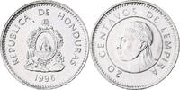 Honduras 20 Centavos Nickel plated steel, KM:83a.2 -