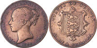 Jersey 1/13 Shilling Victoria, Copper, KM:3 -