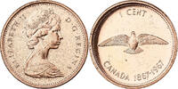 Canada Cent Elizabeth II, Royal Canadian Mint, Bronze, KM:65 -