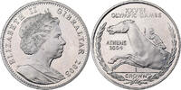 Gibraltar Crown Elizabeth II, Copper-nickel, KM:1052 -