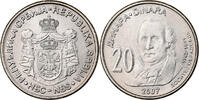 Serbia 20 Dinara Copper-Nickel-Zinc, KM:47 -