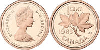 Canada Cent Elizabeth II, Royal Canadian Mint, Bronze, KM:132 -