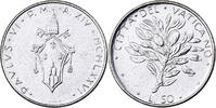 Vatican 50 Lire VATICAN CITY, Paul VI, Rome, Stainless Steel -