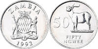 Zambia 50 Ngwee British Royal Mint, Nickel plated steel -