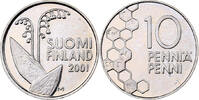 Finland 10 Pennia Copper-nickel, KM:65 -