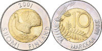 Finland 10 Markkaa Vantaa, Bi-Metallic, KM:77 -