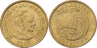 Denmark 20 Kroner Margrethe II, Aluminum-Bronze, KM:927 -