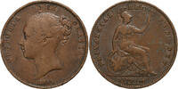 Great Britain Penny Victoria, Copper, KM:739 -