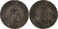 French Indochina Cent French Indo-China, Paris, Bronze, KM:1 -