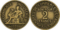 France 2 Francs Chambre de commerce, Paris, Aluminum-Bronze -
