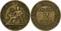 France 2 Francs Chambre de commerce, Paris, Aluminum-Bronze -