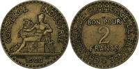 France 2 Francs Chambre de commerce, Paris, Aluminum-Bronze -