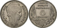France 5 Francs Bazor, Paris, Nickel, KM:887 -