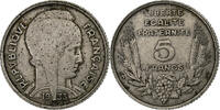 France 5 Francs Bazor, Paris, Nickel, KM:887 -