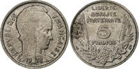 France 5 Francs Bazor, Paris, Nickel, KM:887 -