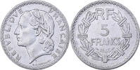 France 5 Francs Lavrillier, Paris, Aluminum, KM:888b.1 -